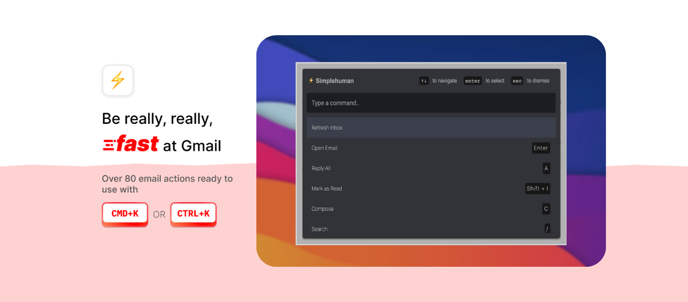 gmail archive shortcut