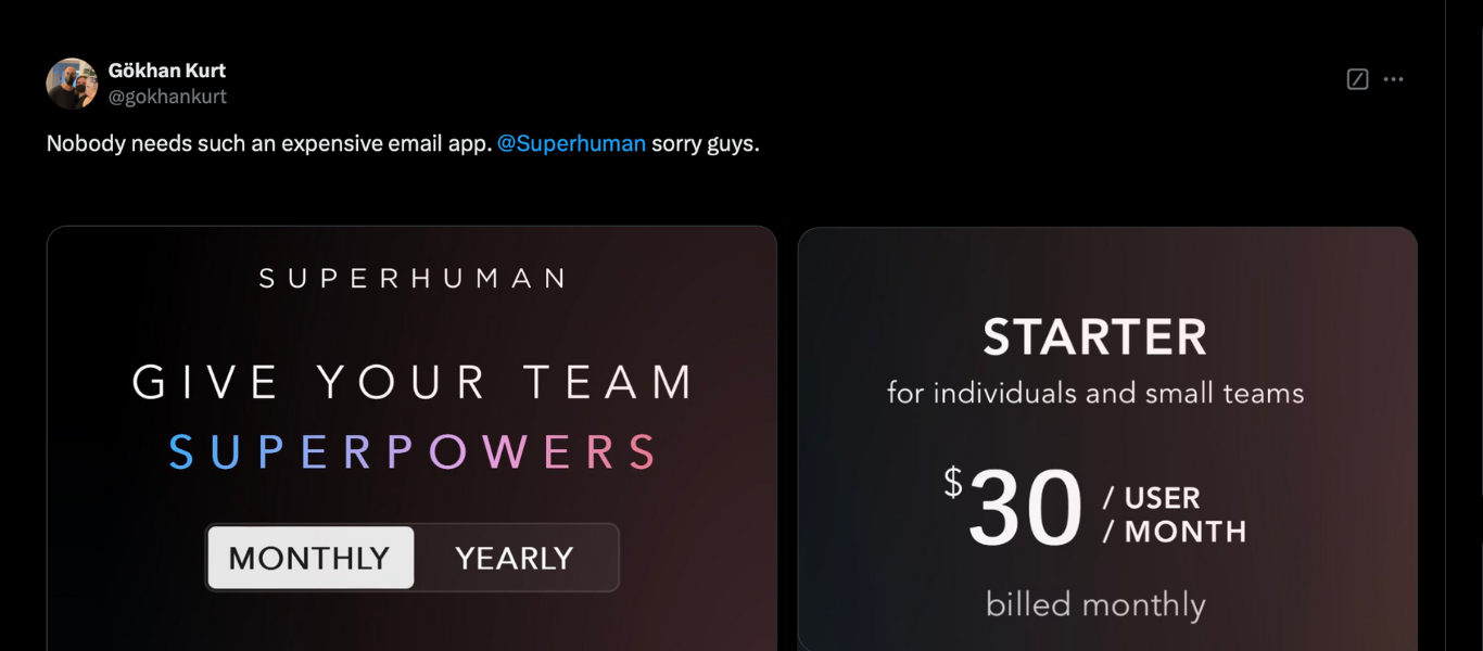 superhuman alternative