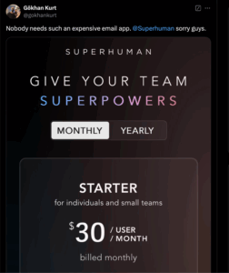 A simple (and affordable) Superhuman alternative